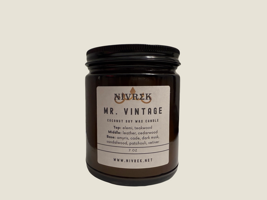 Mr. Vintage - Coconut Soy Wax Candle